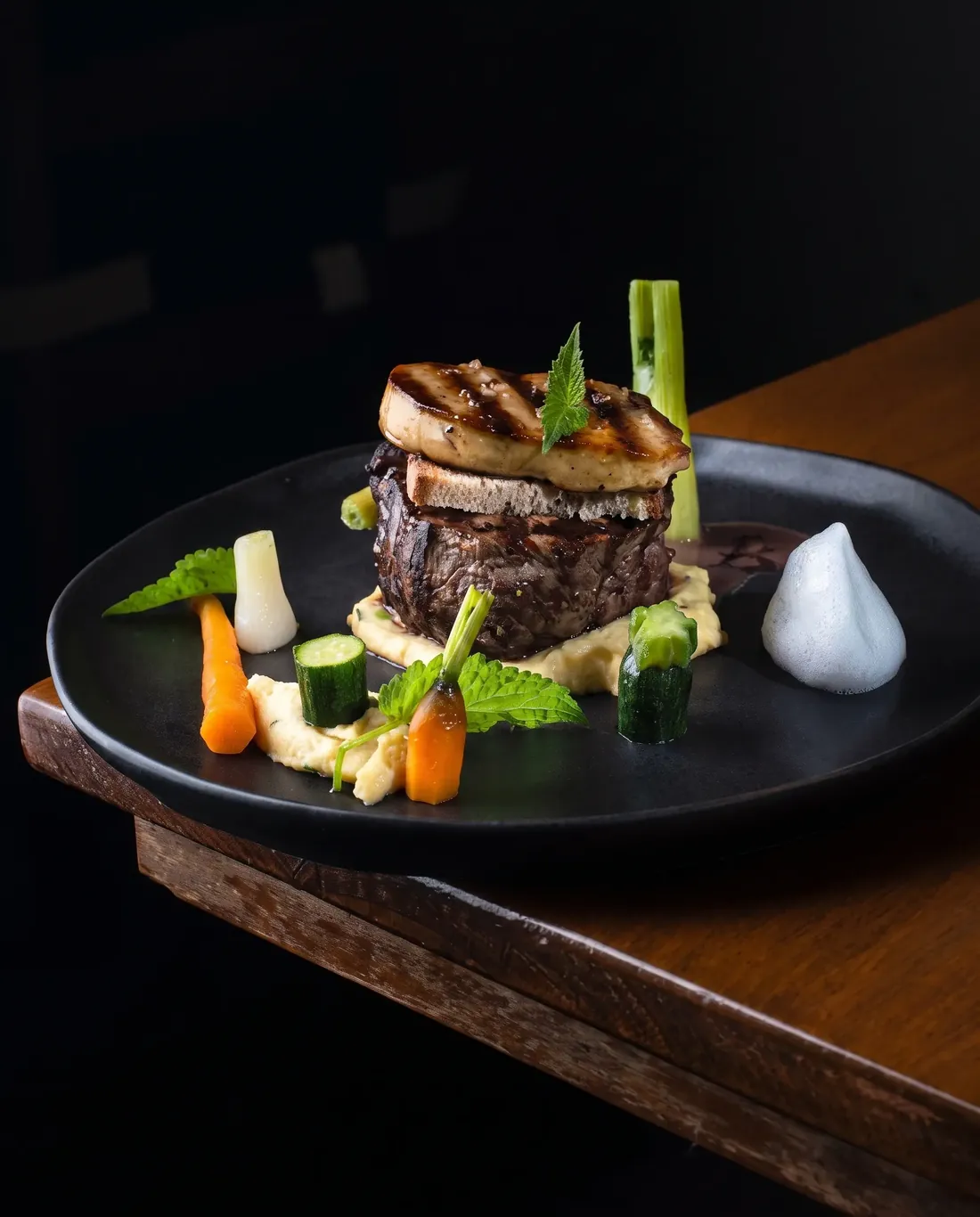 Plat du menu du jour préparé par Hiro